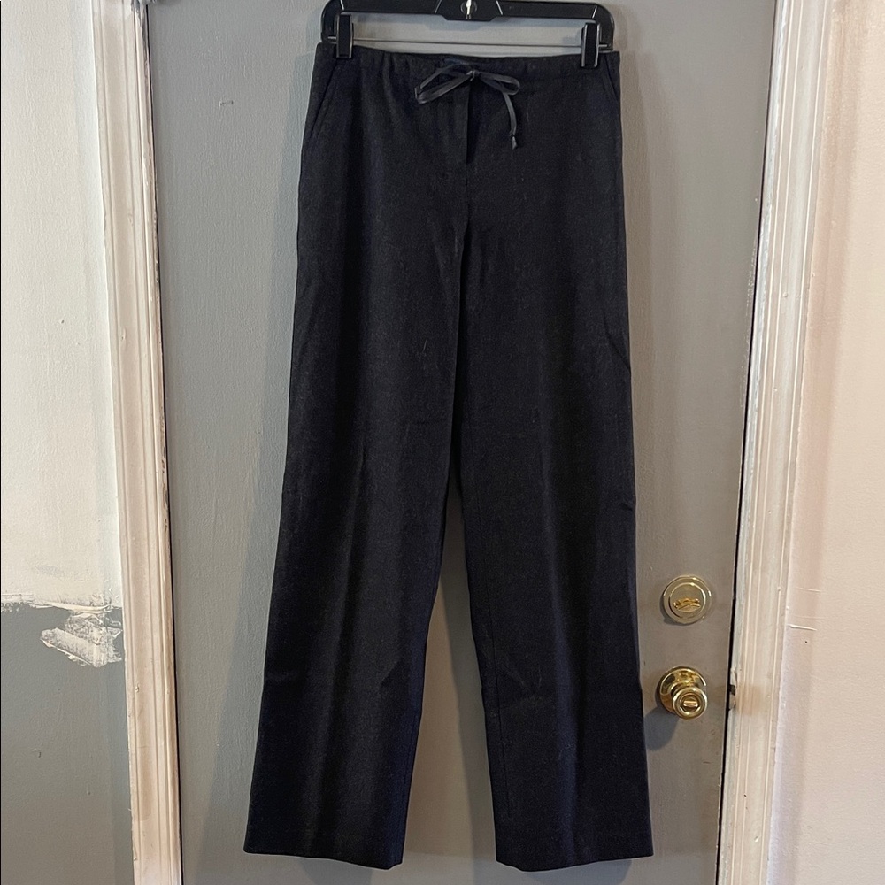 J. Crew Women's‎ Wool Blend Trousers Charcoal Gray Size 2